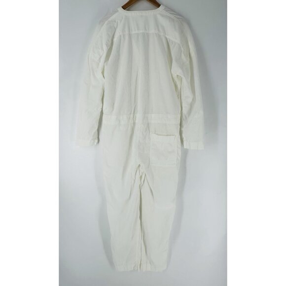 James Perse Jumpsuit Ivory Ultra Fine Corduroy $325 Women’s XL Read - Picture 10 of 12